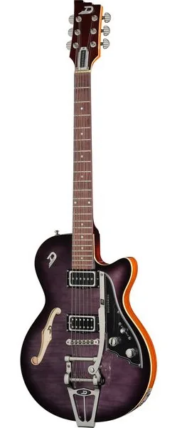Duesenberg Starplayer CBR Trans Black framifrån