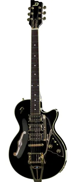 Duesenberg Starplayer TV Custom Black framifrån