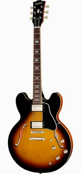 Epiphone 1962 ES-335 Reissue Vintage Bu framifrån
