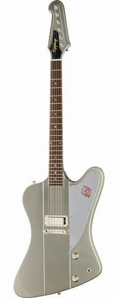 Epiphone 1963 Firebird I Silver Mist framifrån
