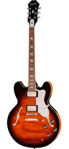 Epiphone Bonehead Riviera DTSB framifrån