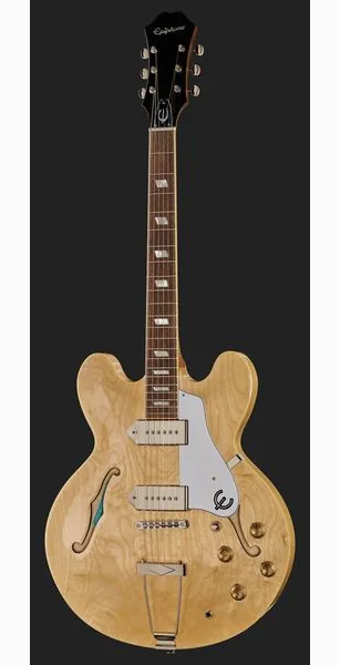 Epiphone Casino Natural w/ Epi Pro P90, detalj 2