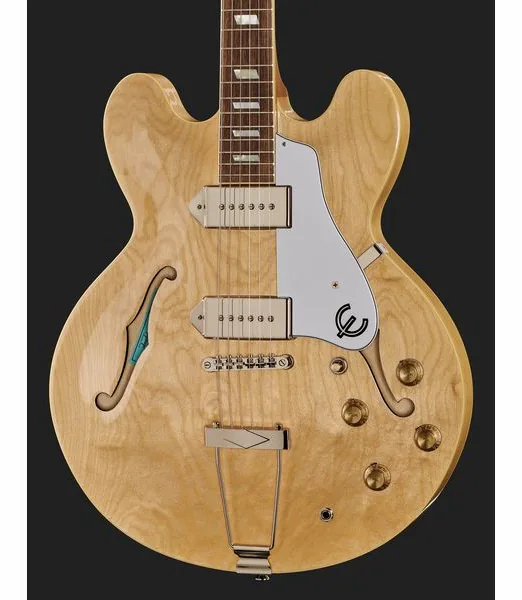 Epiphone Casino Natural w/ Epi Pro P90, detalj 4