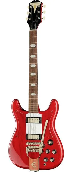 Epiphone Crestwood Custom Cherry framifrån