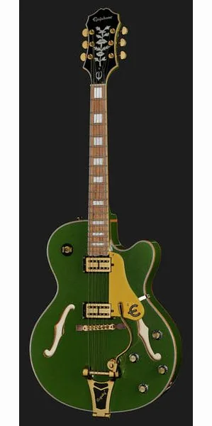 Epiphone Emperor Swingster Forest Green, detalj 2