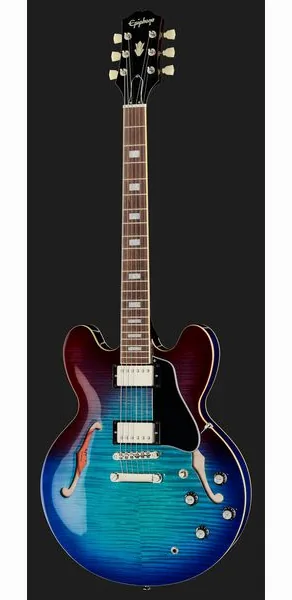 Epiphone ES-335 Figured Blueberry Burst, detalj 2