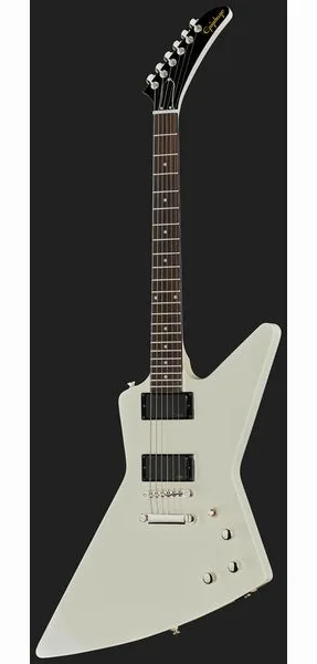 Epiphone Explorer 80s EMG Classic White, detalj 2