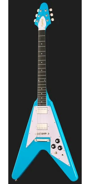 Epiphone Flying V 70s Maui Blue, detalj 2