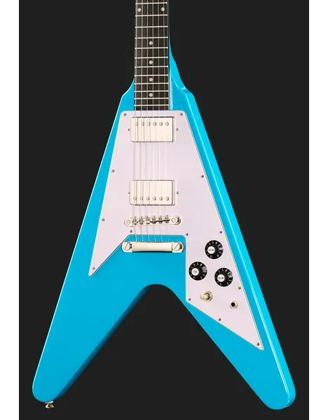 Epiphone Flying V 70s Maui Blue, detalj 4