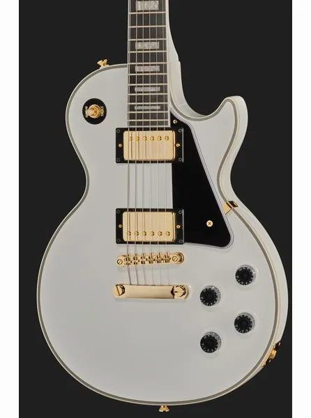 Epiphone Les Paul Custom Alpine WH, detalj 4