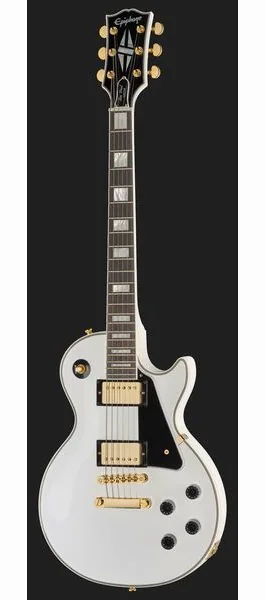 Epiphone Les Paul Custom Alpine White, detalj 2