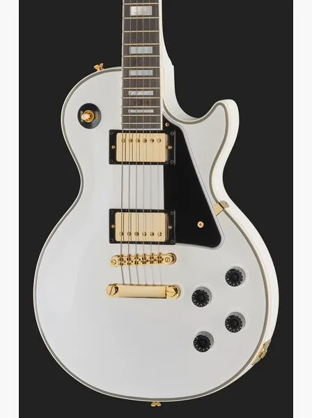 Epiphone Les Paul Custom Alpine White, detalj 4