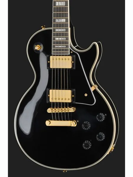 Epiphone Les Paul Custom Ebony IGC, detalj 4