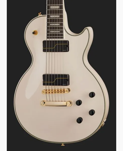 Epiphone Matt Heafy LP Cust. 7 Bone Wh., detalj 4