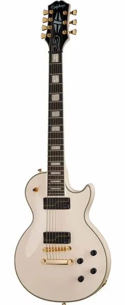 Epiphone Matt Heafy LP Cust. 7 Bone Wh. framifrån