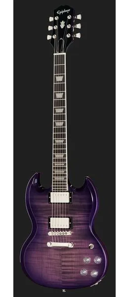 Epiphone SG Modern Figured Purple Burst, detalj 2