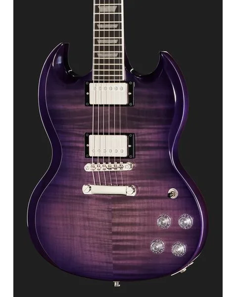 Epiphone SG Modern Figured Purple Burst, detalj 4