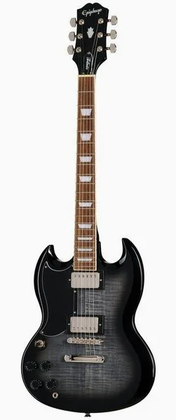 Epiphone SG Tribute Plus EB LH framifrån