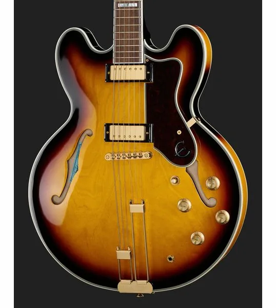 Epiphone Sheraton Vintage Sunburst, detalj 3