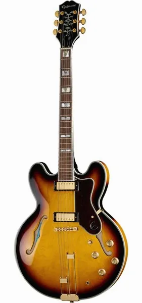 Epiphone Sheraton Vintage Sunburst framifrån