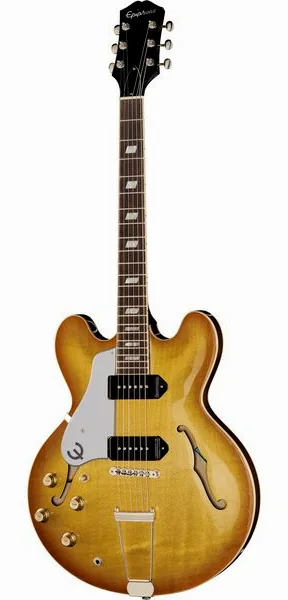 Epiphone USA Casino Royal Tan LH framifrån