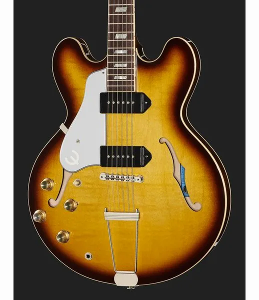 Epiphone USA Casino Vintage Sunburst LH, detalj 4