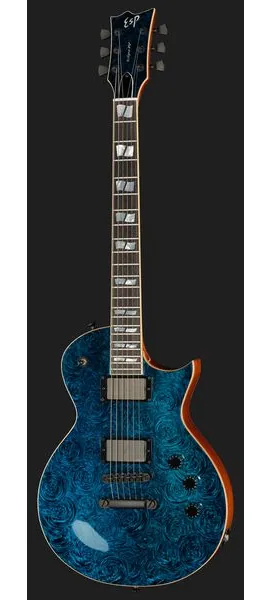 ESP Eclipse BH Teal Marble FL, detalj 2