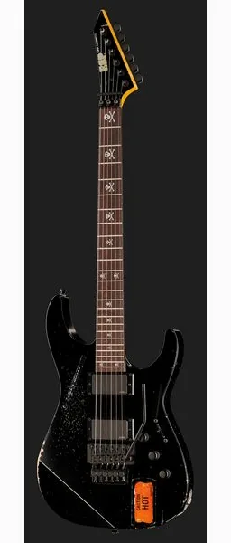ESP KH-2 Vintage Distressed Black, detalj 2