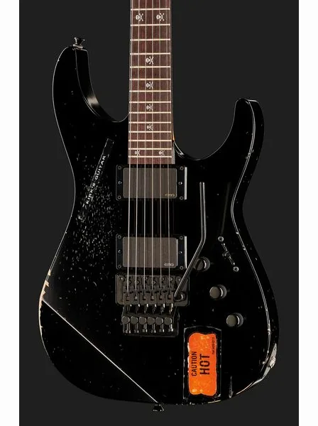ESP KH-2 Vintage Distressed Black, detalj 4