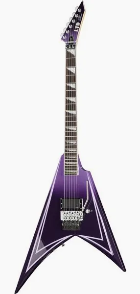 ESP LTD Alexi Hexed Sawtooth framifrån