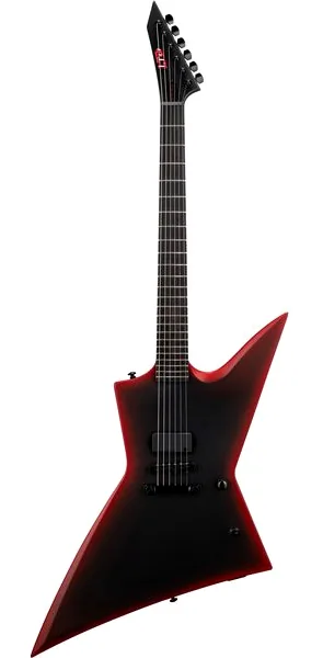 ESP LTD EXL Black Metal II framifrån