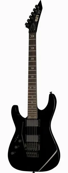 ESP LTD KH 602 LH BLK framifrån