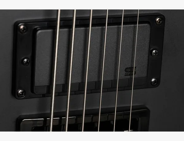 ESP LTD M-6B ET Black Metal II, detalj 4