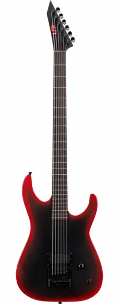 ESP LTD M-6B ET Black Metal II framifrån