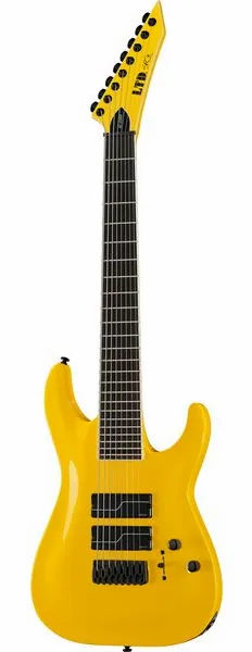 ESP LTD SC-608 Baritone YEL framifrån