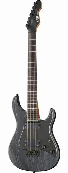 ESP LTD SN-1007 Baritone HT BK Bl framifrån
