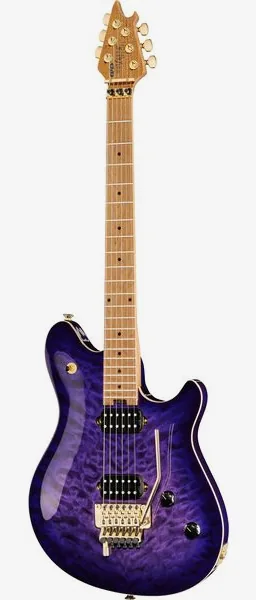 Evh Wolfgang Special QM Purple B framifrån