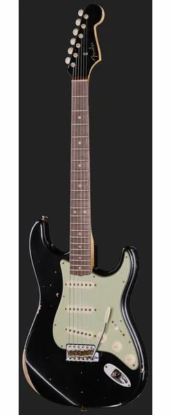 Fender 1960 Strat MP Relic Black, detalj 2