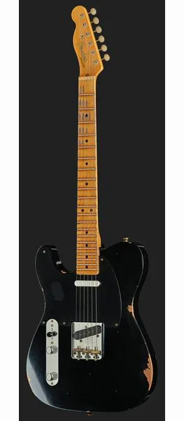 Fender 52 Tele Black Relic LH, detalj 2
