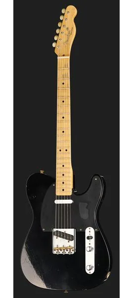Fender 52 Tele BLK Journeyman Relic, detalj 2