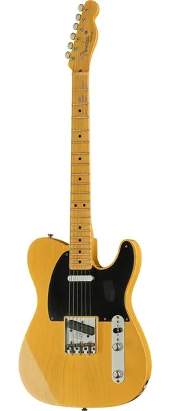 Fender 52 Tele BTB JM Relic MN framifrån