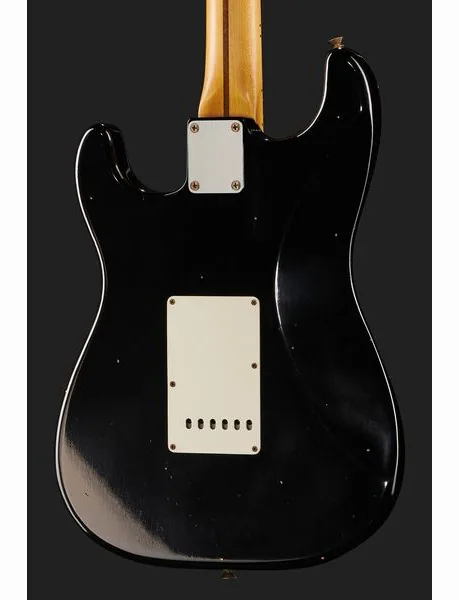 Fender 55 Strat BLK Journeyman Relic, detalj 5