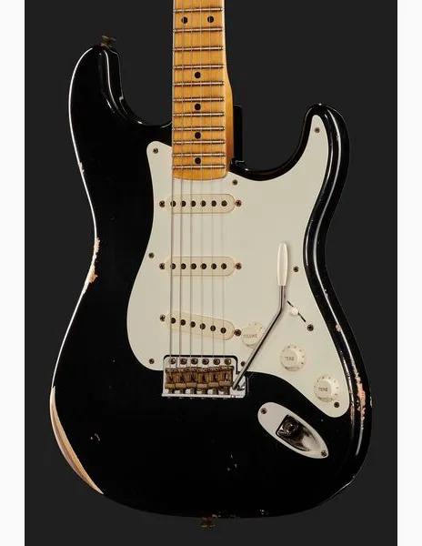 Fender 55 Strat BLK Relic, detalj 4