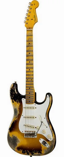 Fender 56 Strat 2CS Super Heavy Relic framifrån