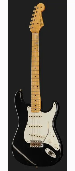 Fender 56 Strat BLK Journeyman Relic, detalj 2