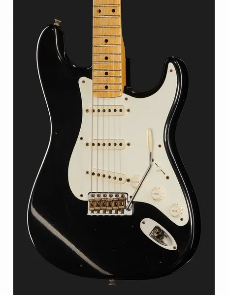 Fender 56 Strat BLK Journeyman Relic, detalj 4