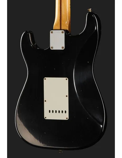 Fender 56 Strat BLK Journeyman Relic, detalj 5