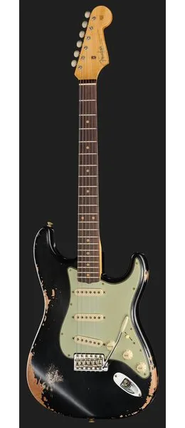 Fender 60 Strat ABLK Heavy Relic, detalj 2