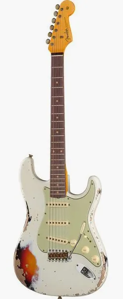 Fender 60 Strat AOW/3TSB Heavy Relic framifrån