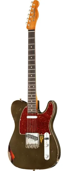 Fender 60s Tele Relic CF over 3TSB framifrån